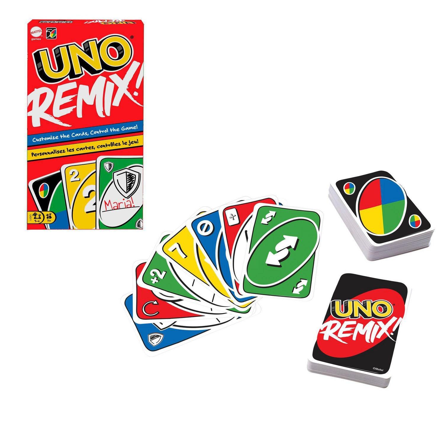 Uno Remix Customizable Matching Card Game - Kids Bounty